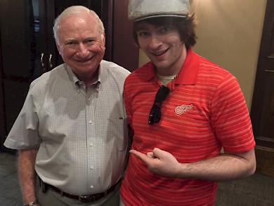 Annual Berger Golf Outing - Jason Hartless Jr. with Stanley Berger. Great outing as always. Thank you to the Berger Family for putting on this Annual event.