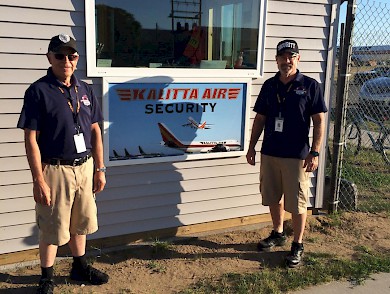 Financial officers on the scene at Kalitta Air.