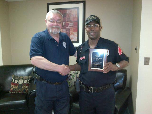 Diplomatic Treasury Reserve Employee of the Month, May, 2014 - Luther Robinson