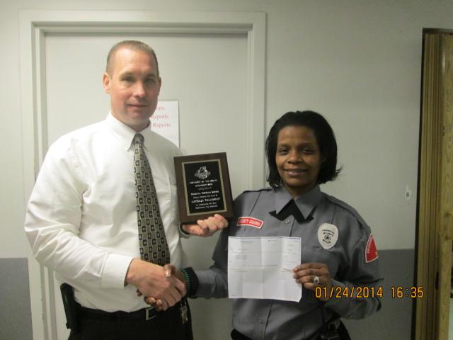 Diplomatic Treasury Reserve Employee of the Month, December 2013 - LaTonja Calloway